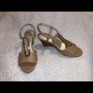 Impo Brand Nude Wedges